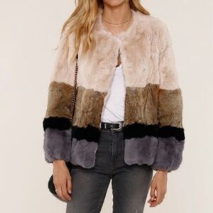 Heartloom color blocked jacket